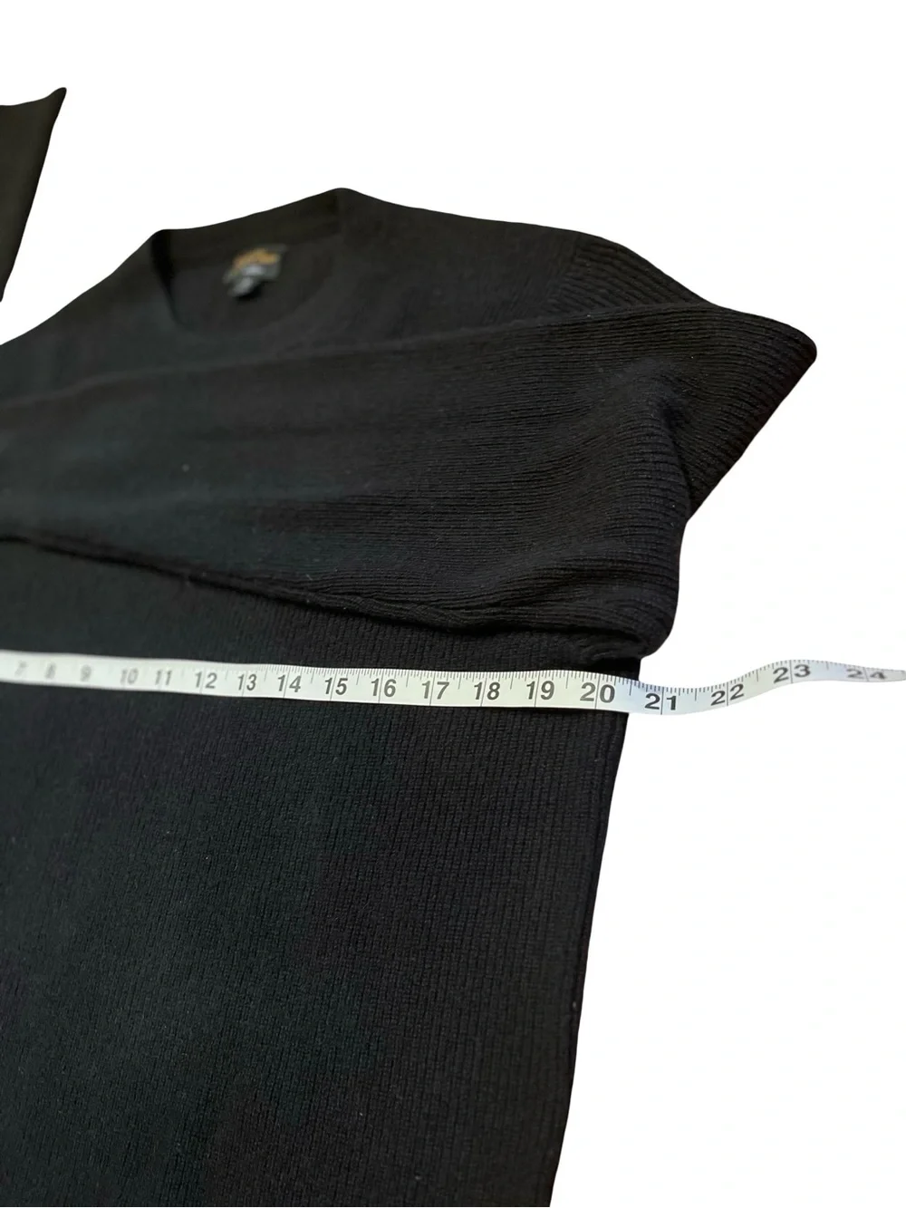 J Crew Jcrew 100% Cashmere Black Crewneck Pullover Sweater Sz M Preppy Classic